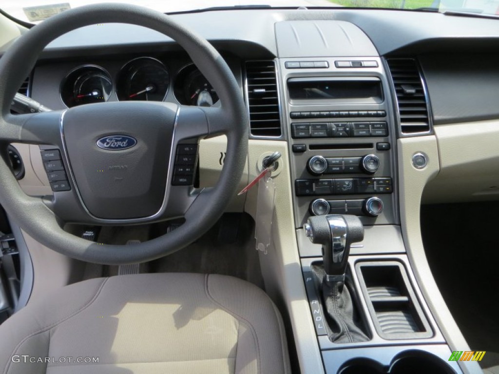 2010 Ford Taurus SE Light Stone Dashboard Photo #81258670