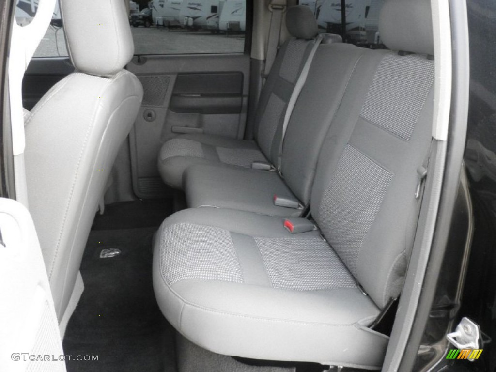2007 Ram 3500 Laramie Quad Cab 4x4 Dually - Brilliant Black Crystal Pearl / Medium Slate Gray photo #20