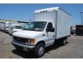 Oxford White 2007 Ford E Series Cutaway E350 Commercial Moving Truck