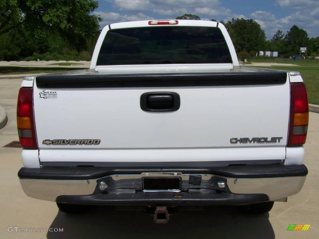 2000 Silverado 1500 LS Extended Cab 4x4 - Summit White / Medium Oak photo #4