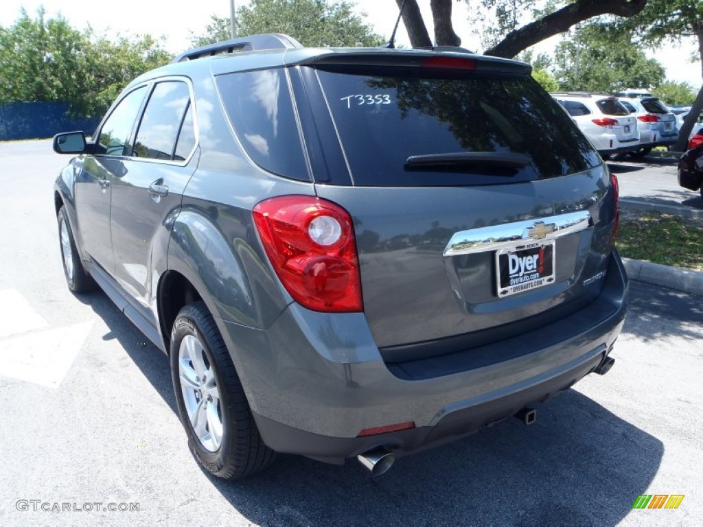 2013 Equinox LT - Steel Green Metallic / Light Titanium/Jet Black photo #4