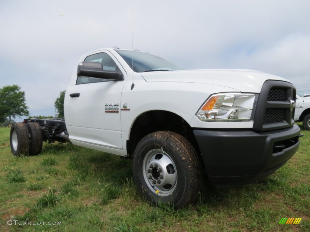 Bright White 2013 Ram 3500 Tradesman Regular Cab Chassis Exterior Photo #81259141