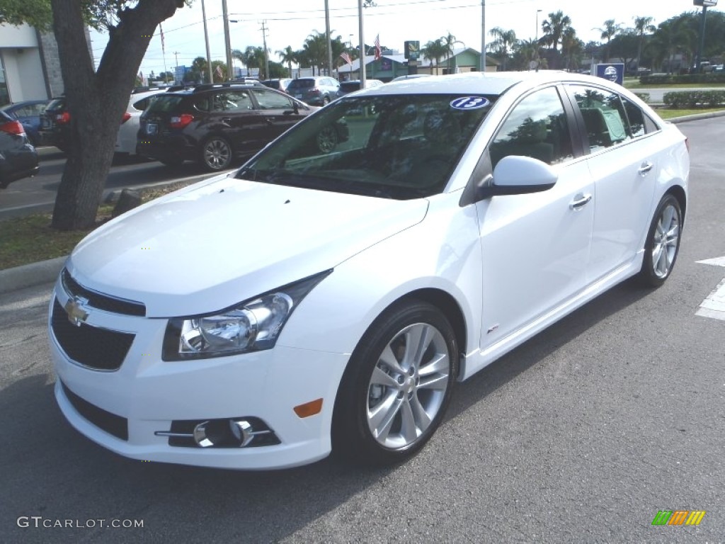 2013 Cruze LTZ/RS - Summit White / Cocoa/Light Neutral photo #1