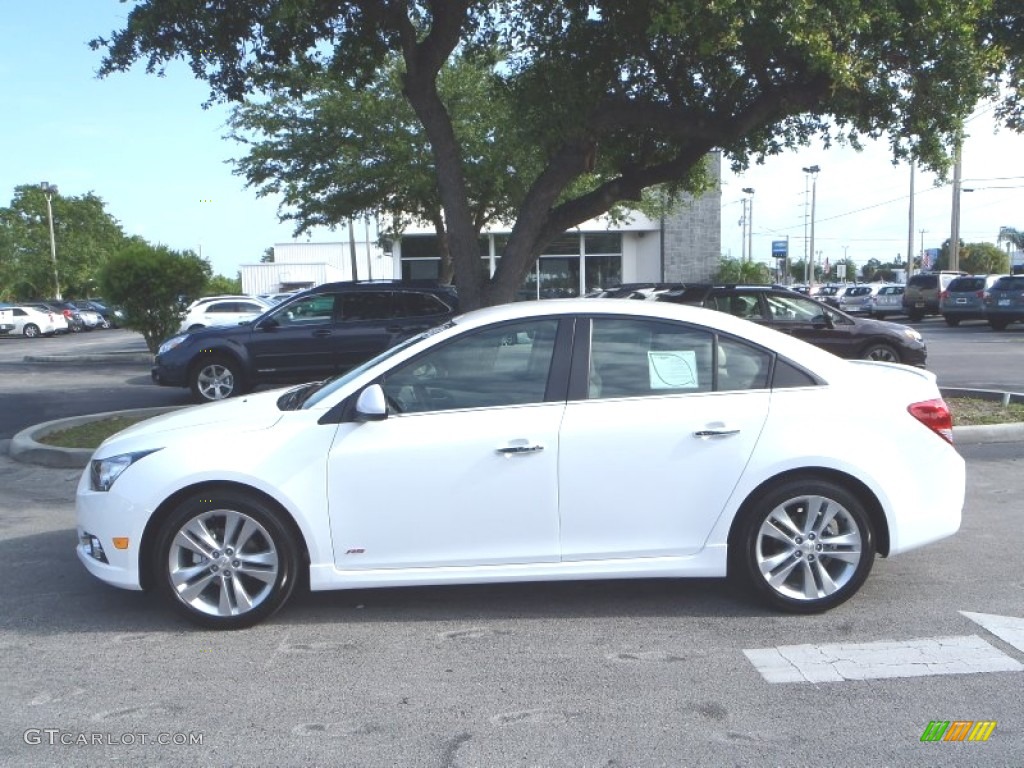 2013 Cruze LTZ/RS - Summit White / Cocoa/Light Neutral photo #3