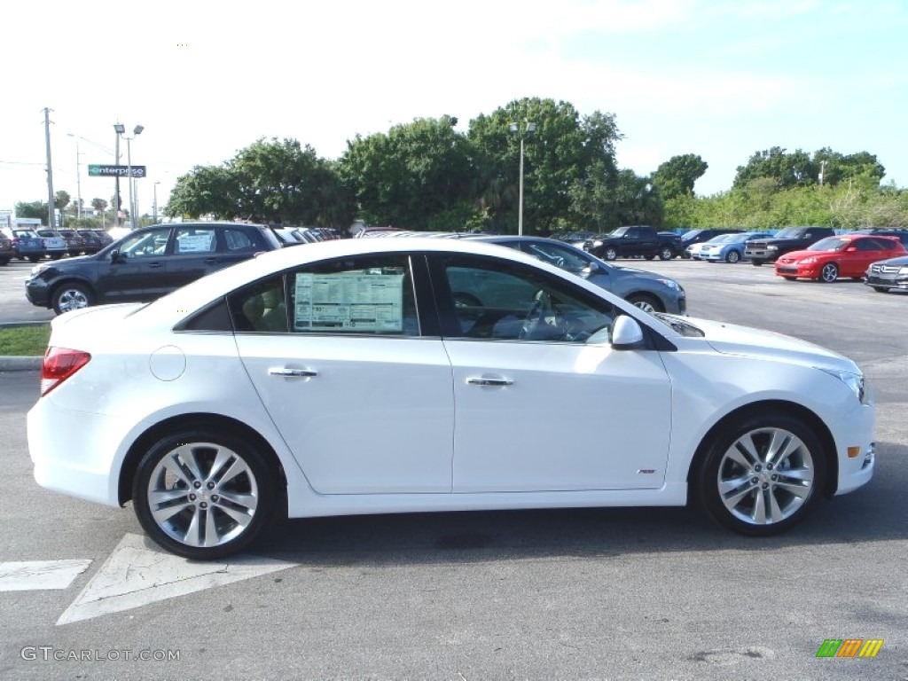 2013 Cruze LTZ/RS - Summit White / Cocoa/Light Neutral photo #6