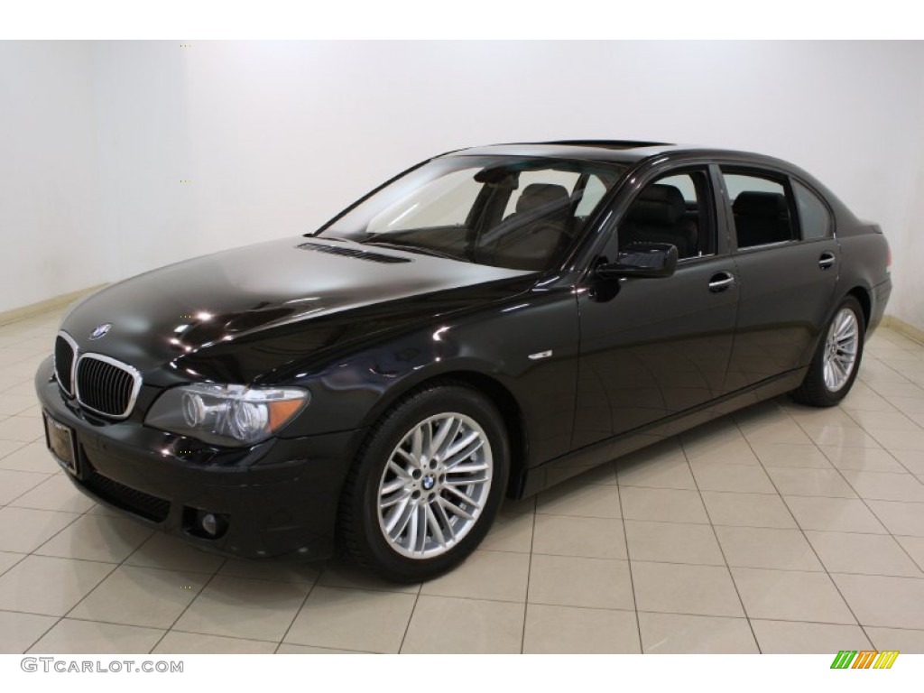 Jet Black 2008 BMW 7 Series 750Li Sedan Exterior Photo #81261589