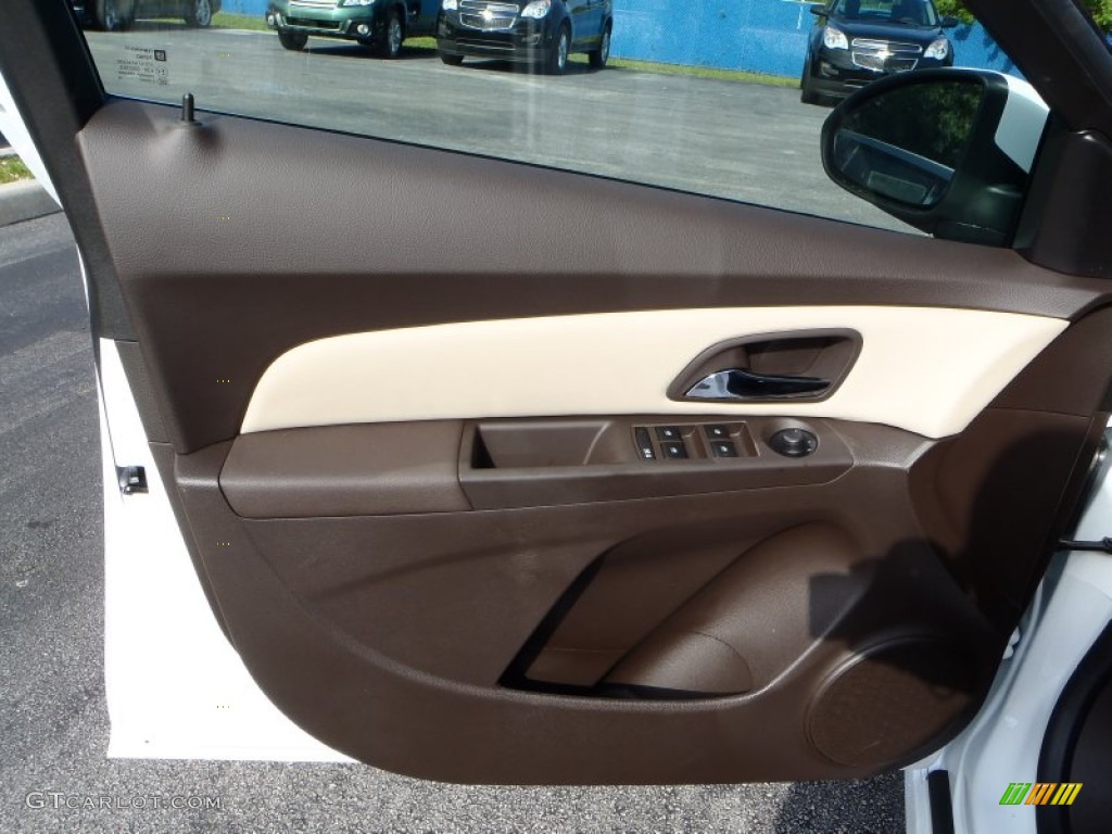 2013 Cruze LTZ/RS - Summit White / Cocoa/Light Neutral photo #8