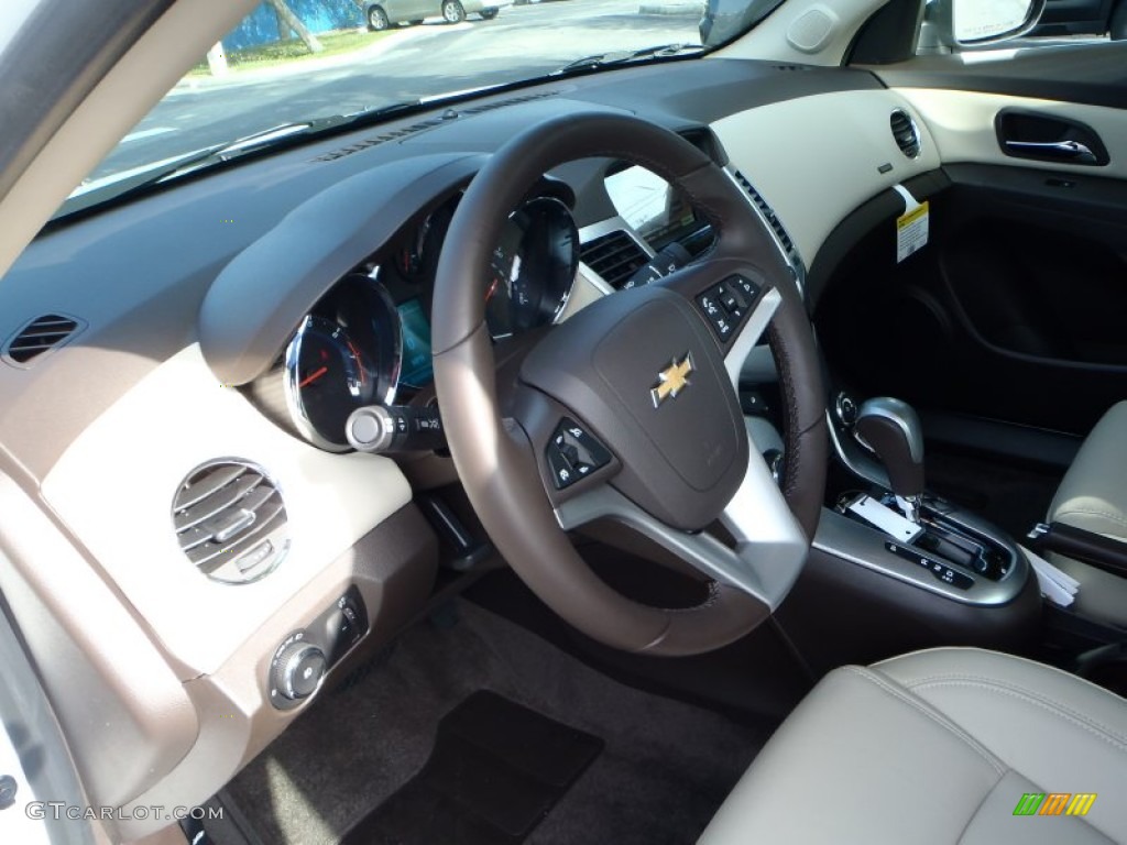 2013 Cruze LTZ/RS - Summit White / Cocoa/Light Neutral photo #12
