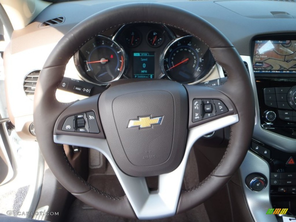 2013 Cruze LTZ/RS - Summit White / Cocoa/Light Neutral photo #13