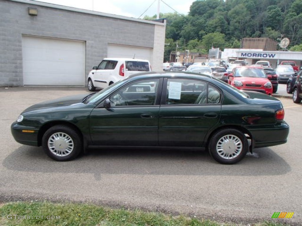 2002 Malibu Sedan - Forest Green Metallic / Gray photo #5