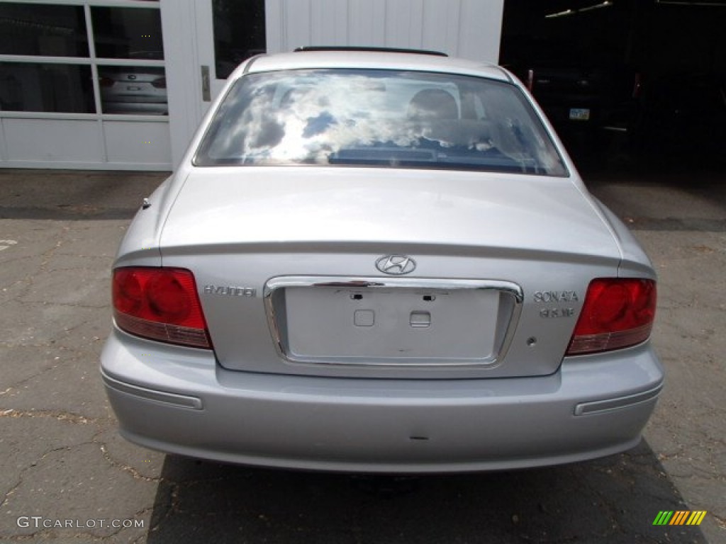 2002 Sonata GLS V6 - Brilliant Silver / Black photo #7
