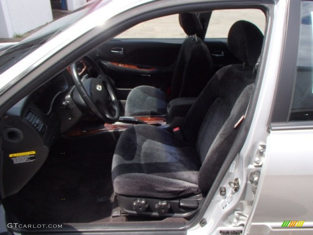 2002 Sonata GLS V6 - Brilliant Silver / Black photo #11