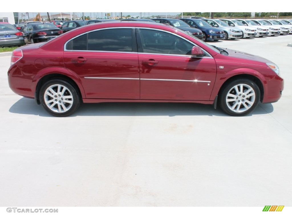 2007 Aura XE - Berry Red / Tan photo #11