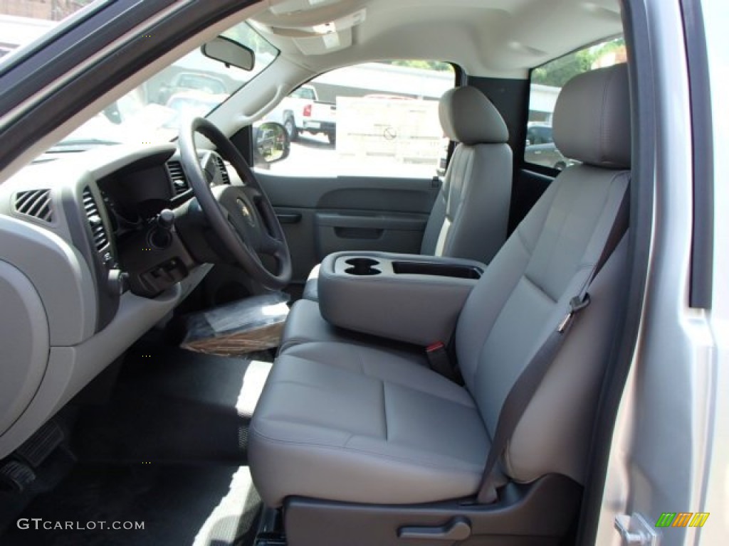 2013 Silverado 1500 Work Truck Regular Cab - Silver Ice Metallic / Dark Titanium photo #11