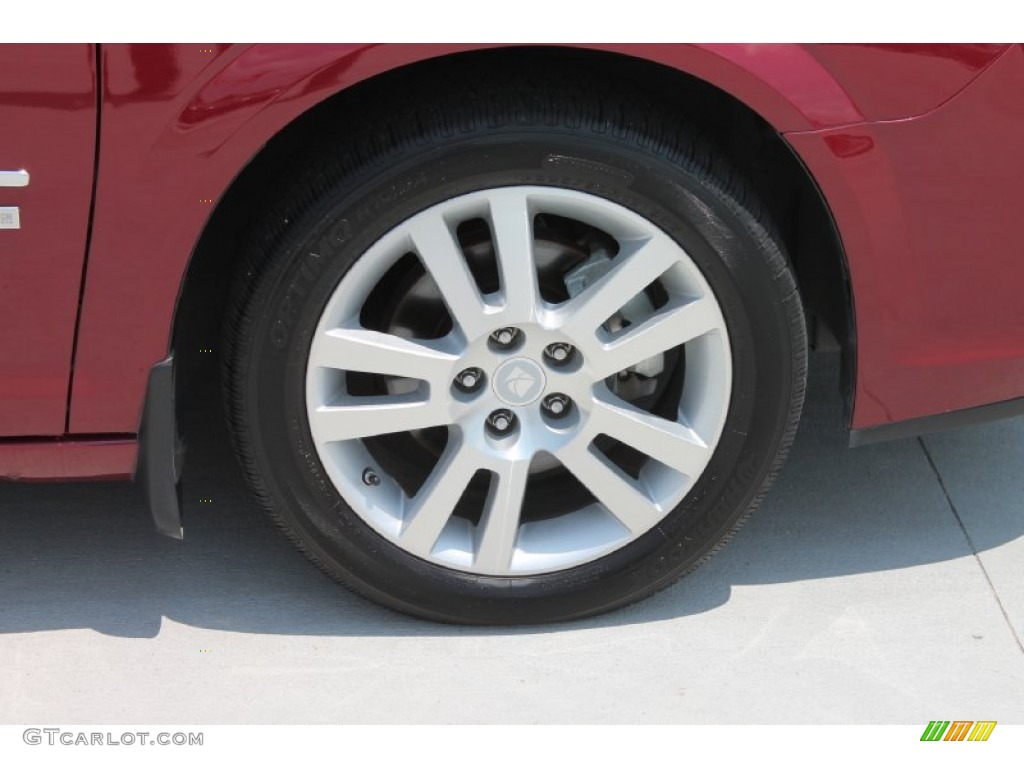 2007 Aura XE - Berry Red / Tan photo #12