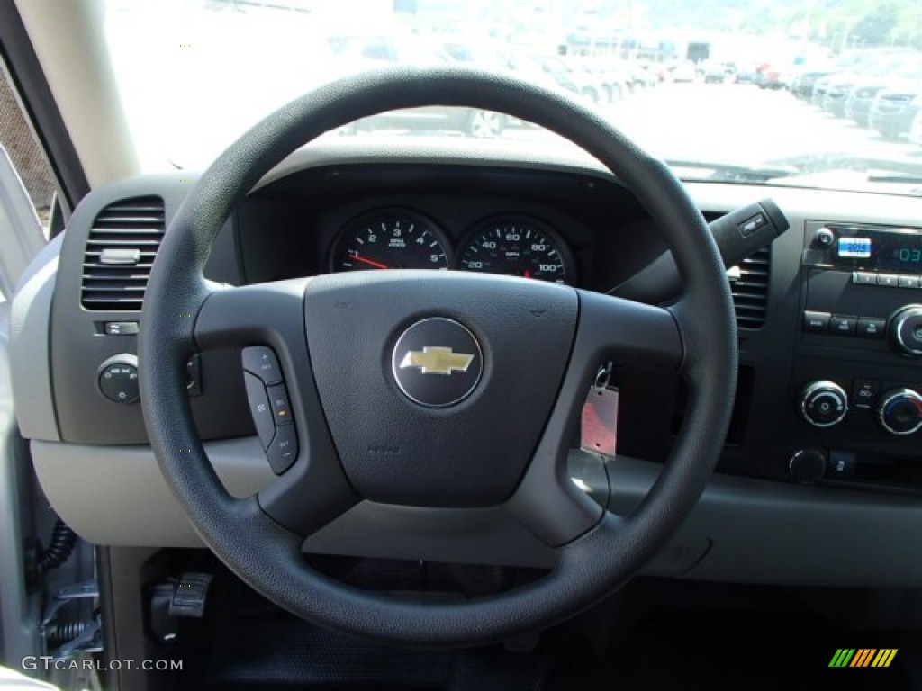 2013 Chevrolet Silverado 1500 Work Truck Regular Cab Dark Titanium Steering Wheel Photo #81264833