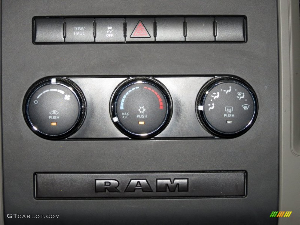 2010 Ram 1500 ST Quad Cab - Stone White / Dark Slate/Medium Graystone photo #18