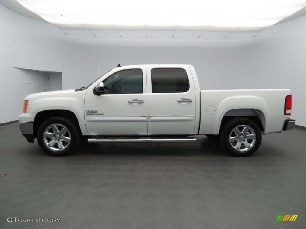 Summit White 2012 GMC Sierra 1500 SLE Crew Cab Exterior Photo #81265405