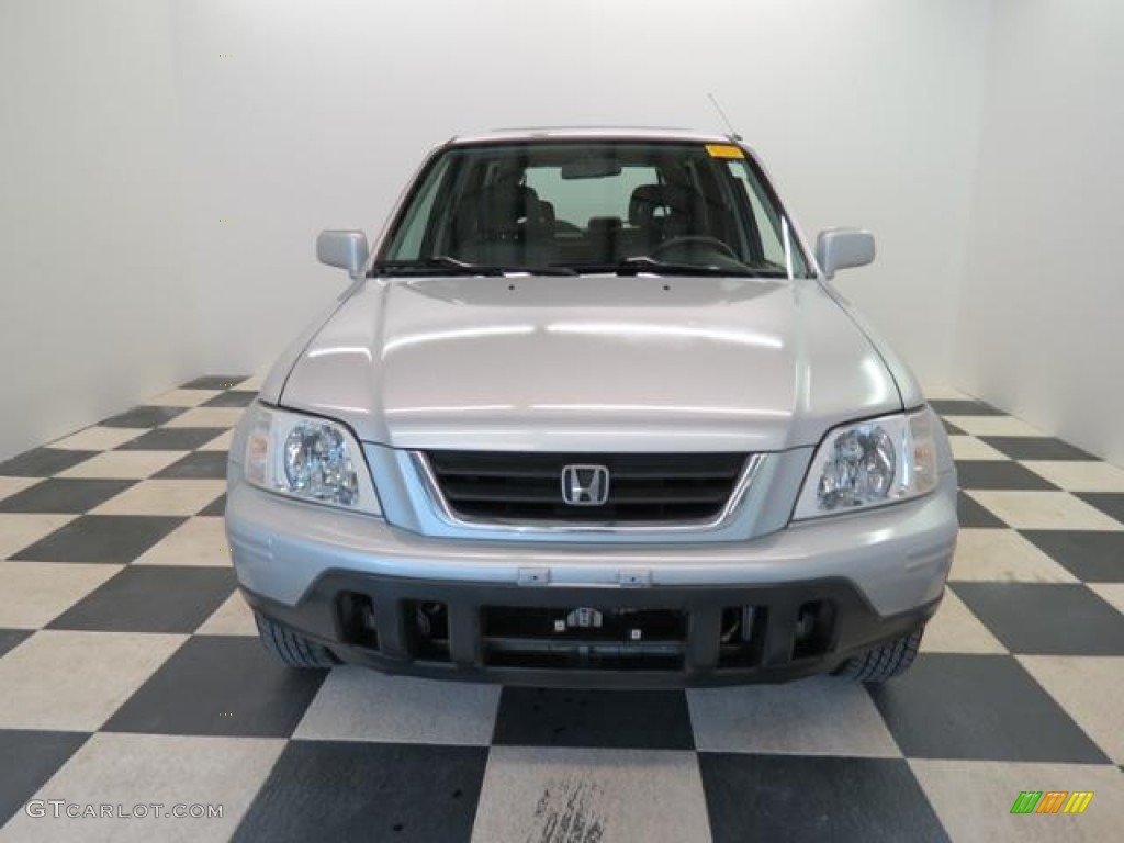 2001 CR-V Special Edition 4WD - Satin Silver Metallic / Black Leather photo #2