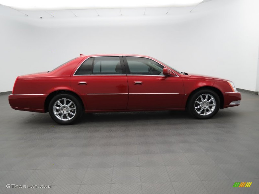 Crystal Red 2009 Cadillac DTS Standard DTS Model Exterior Photo #81265944