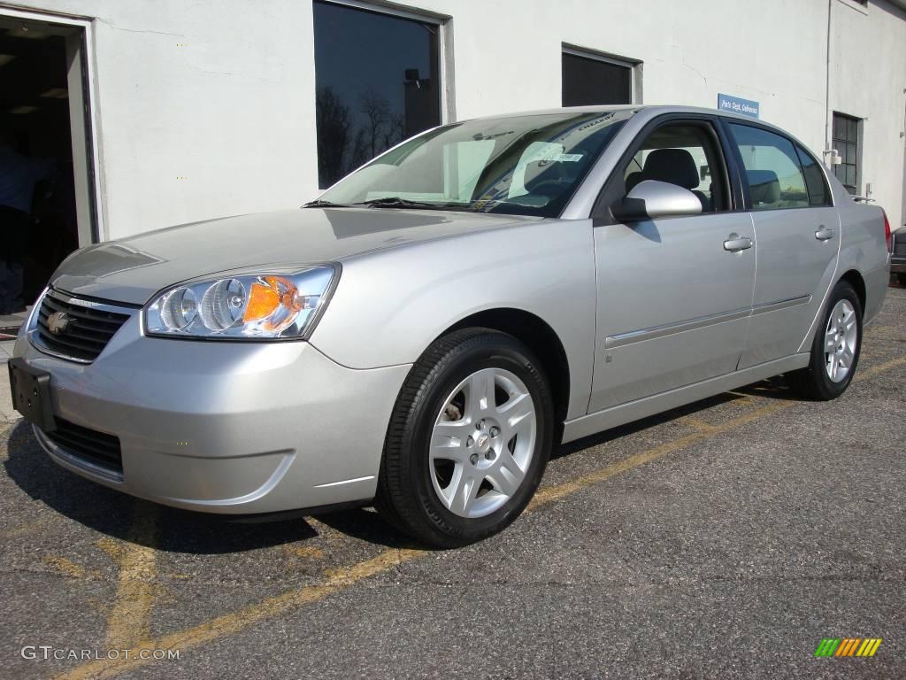 2006 Malibu LT V6 Sedan - Silverstone Metallic / Titanium Gray photo #1