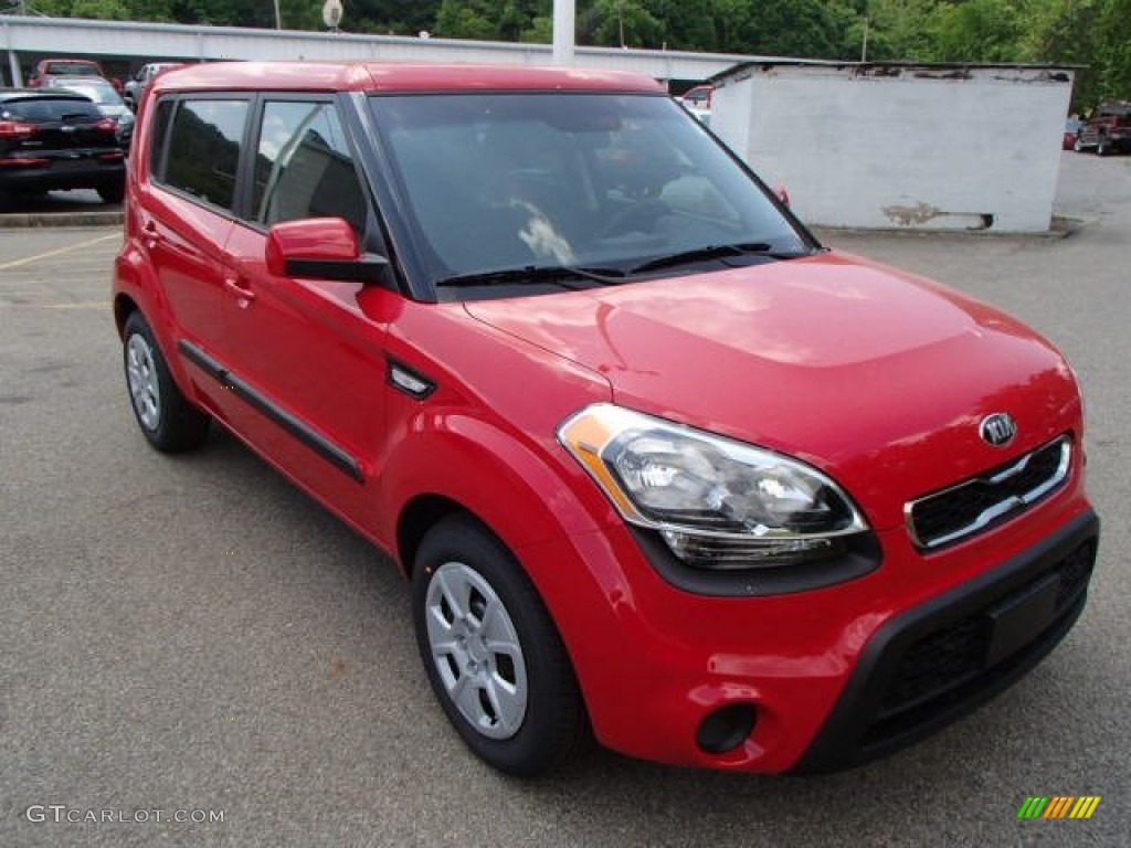 Molten Red 2013 Kia Soul 1.6 Exterior Photo #81266200