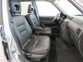 2001 Honda CR-V Black Leather Interior Front Seat Photo