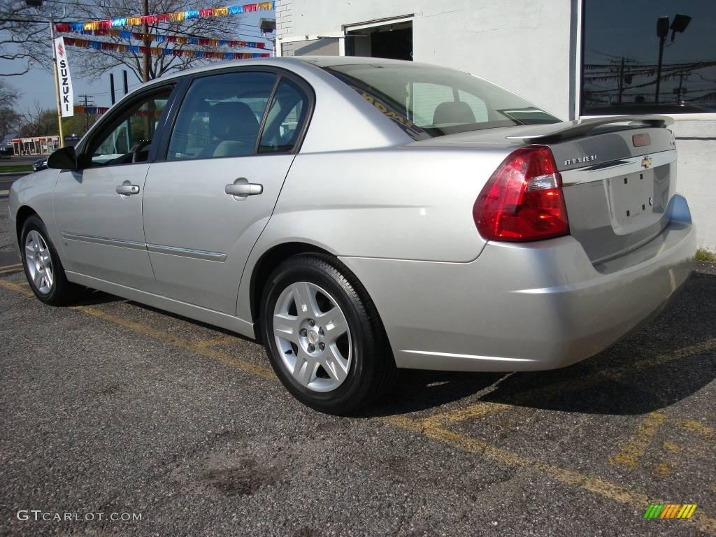 2006 Malibu LT V6 Sedan - Silverstone Metallic / Titanium Gray photo #4