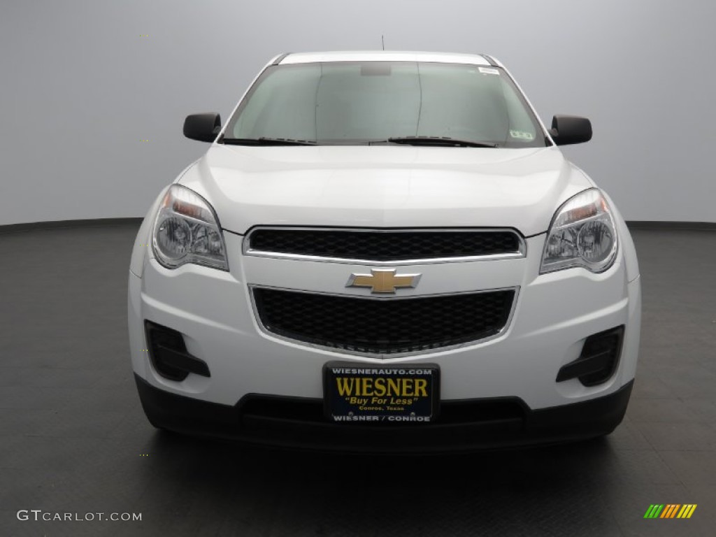 2010 Equinox LS - Summit White / Jet Black/Light Titanium photo #2