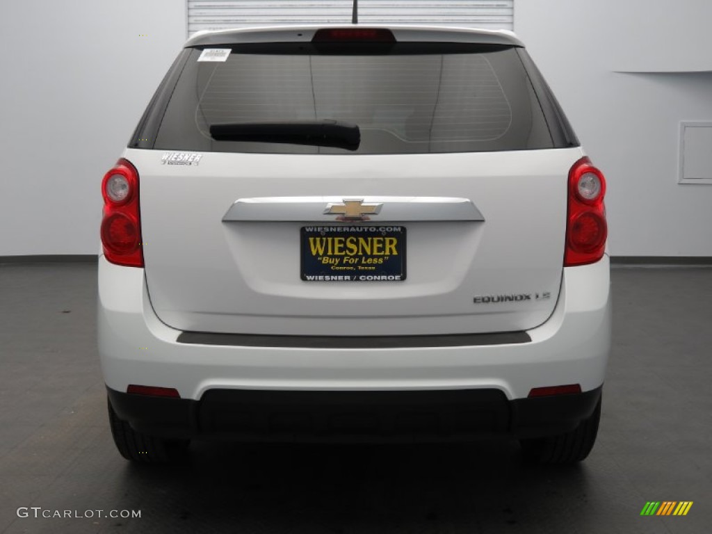 2010 Equinox LS - Summit White / Jet Black/Light Titanium photo #6