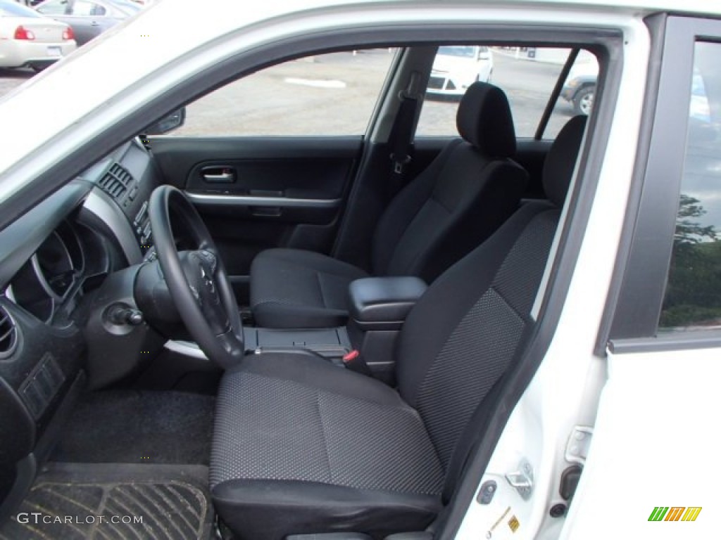 2007 Grand Vitara 4x4 - White Pearl / Black photo #11