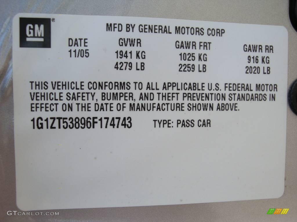 2006 Malibu LT V6 Sedan - Silverstone Metallic / Titanium Gray photo #15