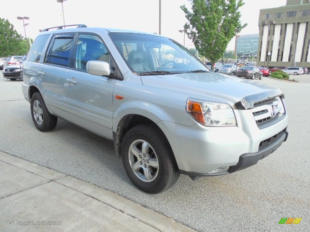 2007 Pilot EX-L 4WD - Billet Silver Metallic / Gray photo #5