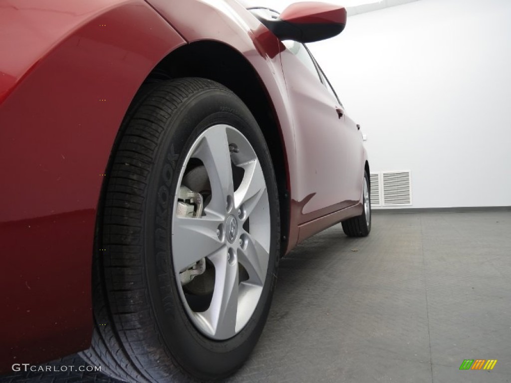 2013 Elantra GLS - Sparkling Ruby / Beige photo #5