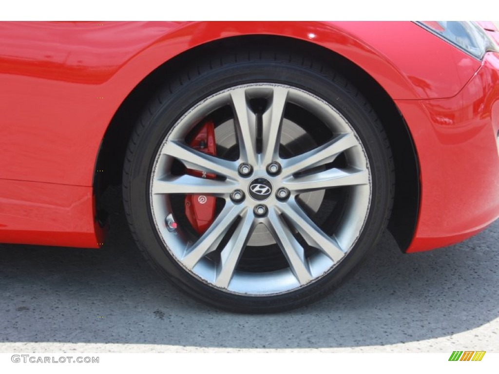 2012 Hyundai Genesis Coupe 3.8 Grand Touring Wheel Photo #81268246