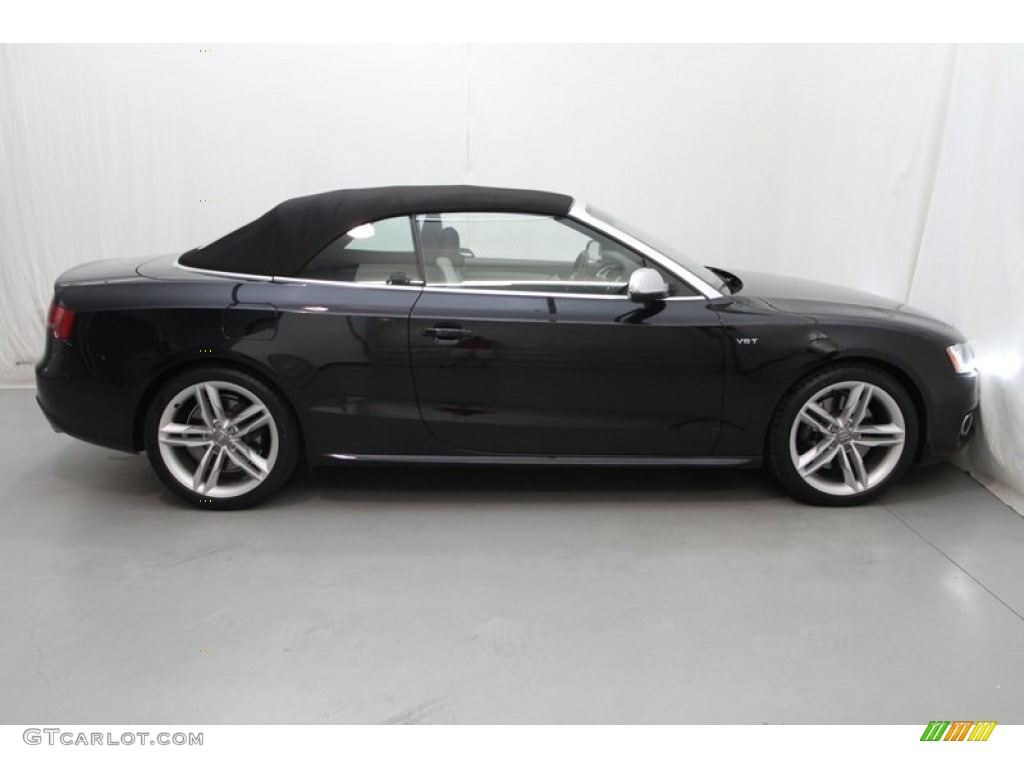 Brilliant Black 2011 Audi S5 3.0 TFSI quattro Cabriolet Exterior Photo #81268359