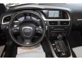 Black/Pearl Silver Silk Nappa Leather 2011 Audi S5 3.0 TFSI quattro Cabriolet Dashboard