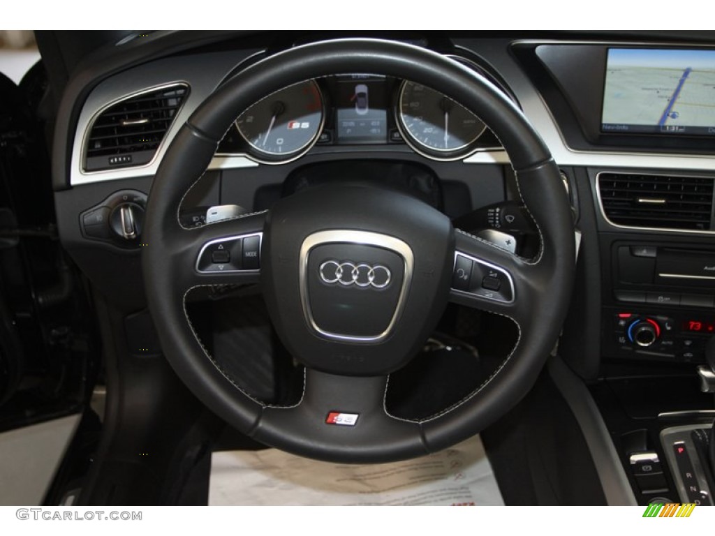 2011 Audi S5 3.0 TFSI quattro Cabriolet Steering Wheel Photos