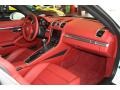 2014 Porsche Cayman Carrera Red Natural Interior Dashboard Photo