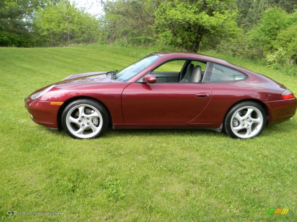 1999 911 Carrera 4 Coupe - Arena Red Metallic / Graphite Grey photo #2