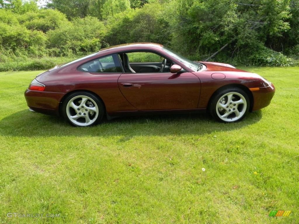 1999 911 Carrera 4 Coupe - Arena Red Metallic / Graphite Grey photo #9