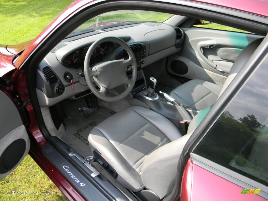 Graphite Grey Interior 1999 Porsche 911 Carrera 4 Coupe Photo #81270483