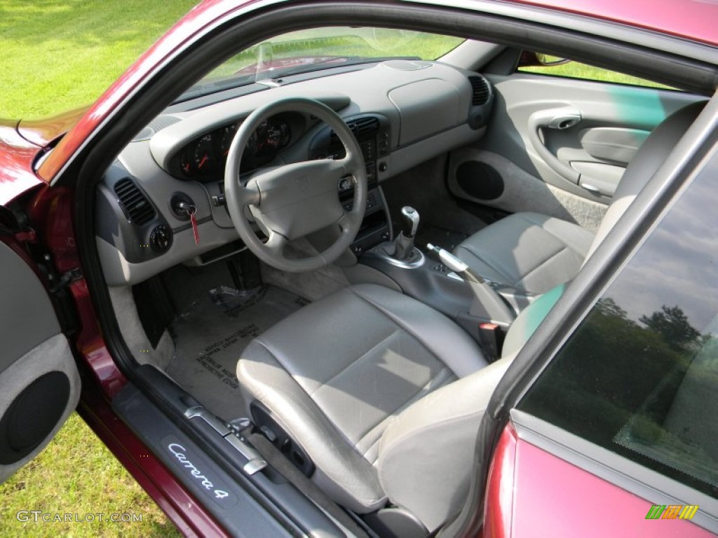 1999 911 Carrera 4 Coupe - Arena Red Metallic / Graphite Grey photo #13