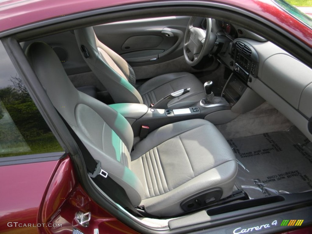 1999 911 Carrera 4 Coupe - Arena Red Metallic / Graphite Grey photo #14