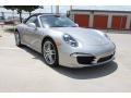 Platinum Silver Metallic 2013 Porsche 911 Carrera Cabriolet Exterior