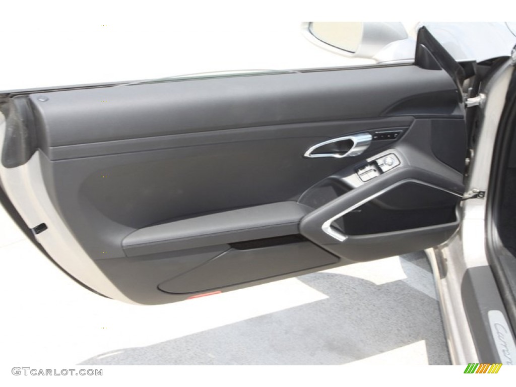 2013 Porsche 911 Carrera Cabriolet Black Door Panel Photo #81270872
