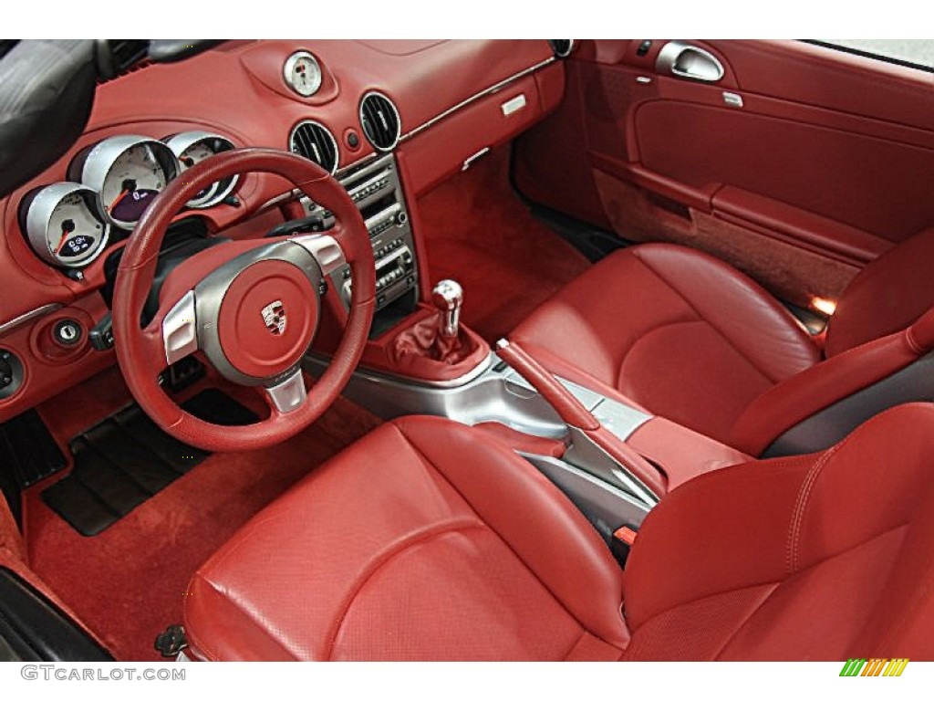 Carrera Red Interior 2008 Porsche Boxster RS 60 Spyder Photo #81271389