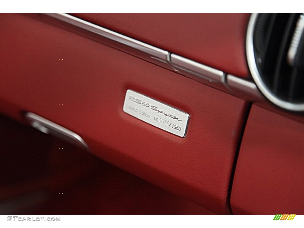 2008 Porsche Boxster RS 60 Spyder Marks and Logos Photos