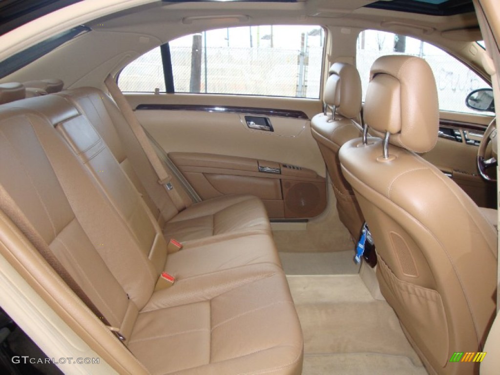 2008 Mercedes-Benz S 550 4Matic Sedan Rear Seat Photo #81271876
