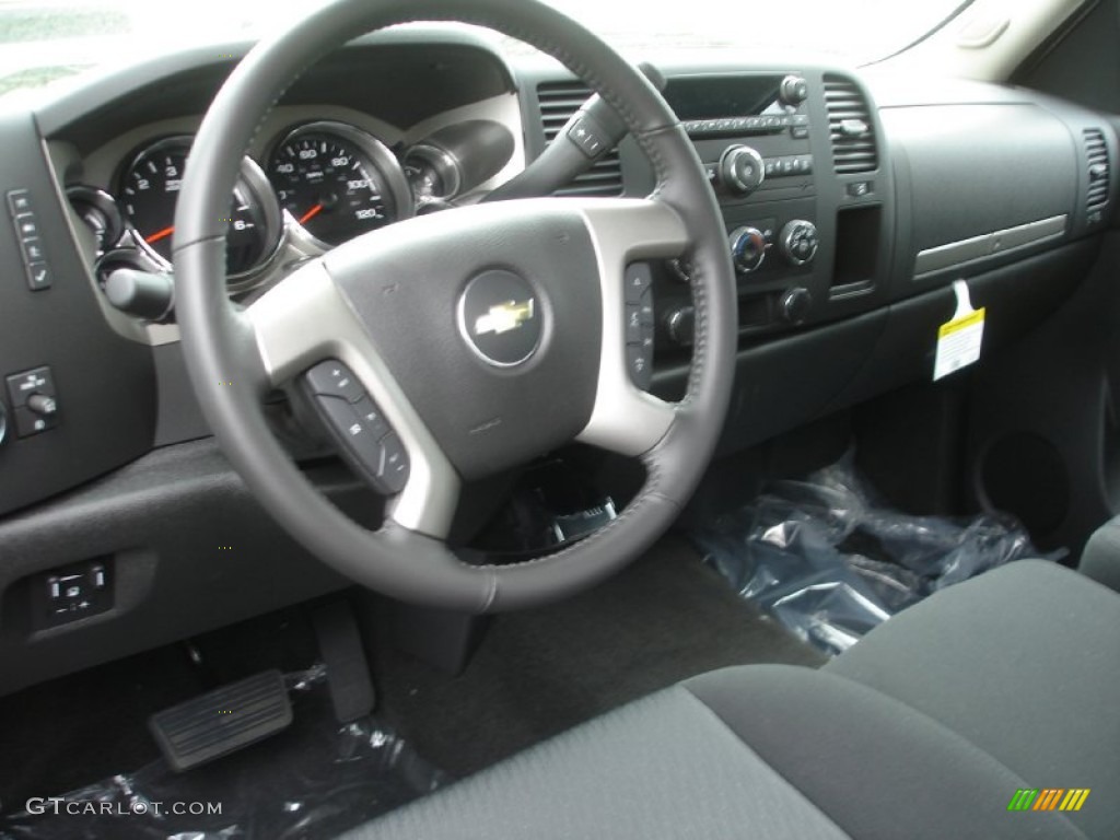 2013 Silverado 1500 LT Regular Cab - Graystone Metallic / Ebony photo #3